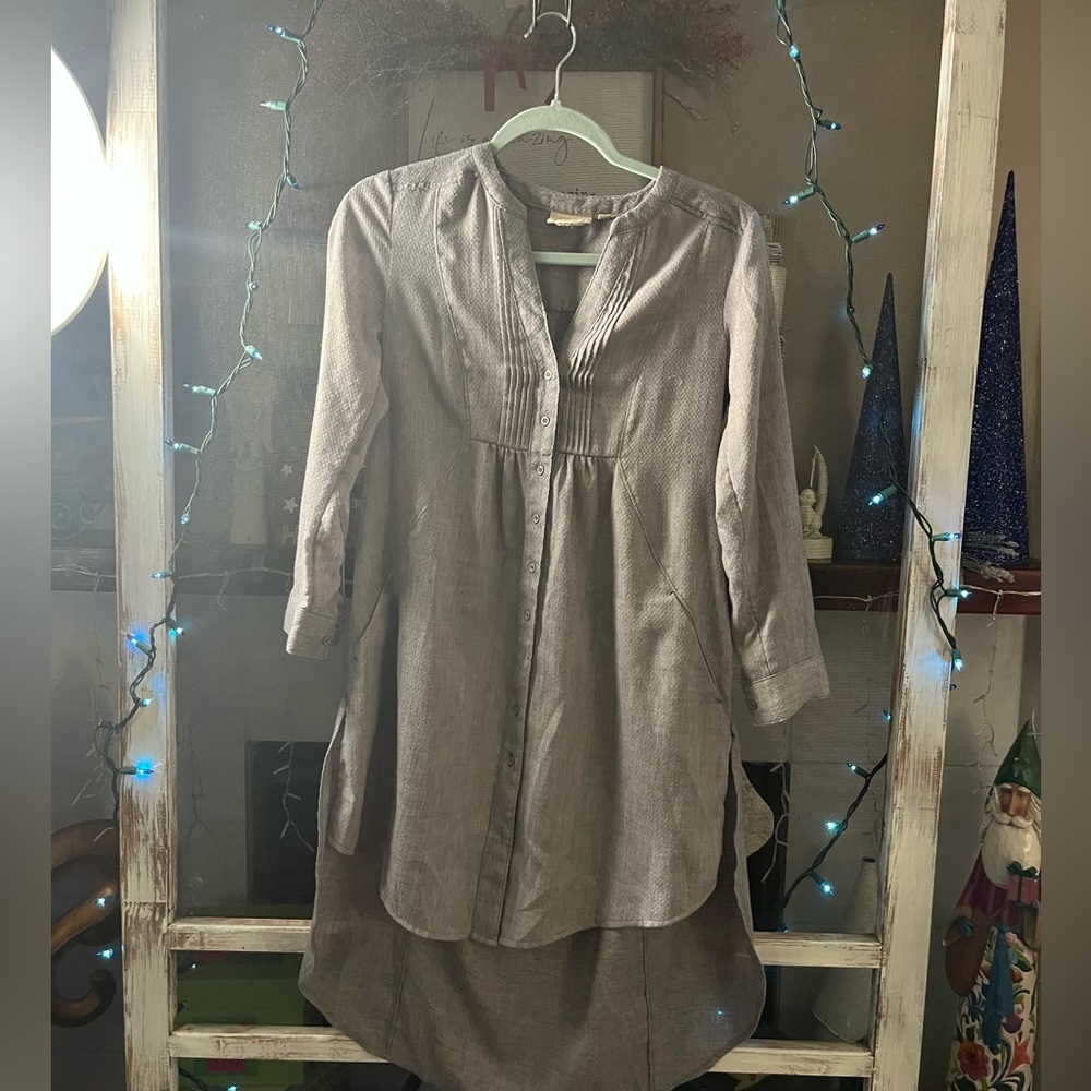 Vanessa Virginia | Anthropologie Sojourn Tunic Dress Grey 2P